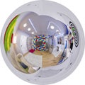 Spherical 360 seamless panorama of children`s room