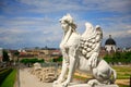 Sphinx.Belvedere,Vienna Royalty Free Stock Photo