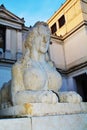 Sphinx in Conegliano Veneto, Treviso, Italy Royalty Free Stock Photo