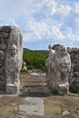 Sphinx Gate entrance of ancient Hattusa city, Turkey