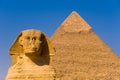 The Sphinx and the great Pyramid