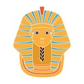 Sphinx icon in colour style isolated on white background. Ancient Egypt symbol stock vector illustration. Royalty Free Stock Photo