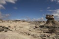 the sphinx (sphinx). Ischigualasto Provincial Park moon valley -jurasic park,The natural park located in the Royalty Free Stock Photo