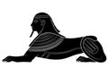 Sphinx - mythical creature of ancient Egypt Royalty Free Stock Photo