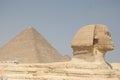 Sphinx and Pyramid Royalty Free Stock Photo