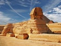 The Sphinx and Pyramid - 3 Royalty Free Stock Photo