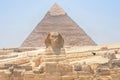 The Sphinx and Pyramid in Egypt