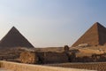 The Sphinx and Pyramids of Giza Egypt Royalty Free Stock Photo