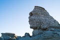 The Sphinx Rock, Bucegi mountains, Romania. Royalty Free Stock Photo