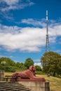 Sphinx sculpture in Crystal Palace Park