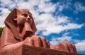 Sphinx sculpture in Crystal Palace Park Royalty Free Stock Photo