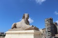 Sphinx of Serapeum and Pompey`s Pillar