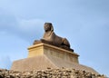 Sphinx statue on the hill, Royalty Free Stock Photo