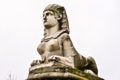 sphinx statue, Photo image a Beautiful panoramic view of Paris Metropolitan City Royalty Free Stock Photo