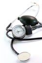 Sphygmomanometer phonedoscope Royalty Free Stock Photo