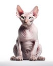 Sphynx Cat Posing Royalty Free Stock Photo