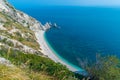 Spiaggia delle Due Sorelle beach at Monte Conero natural park in