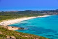 Spiaggia di Fontanamare Beach, South-west coast , Sardinia, Italy Royalty Free Stock Photo