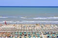 Spiaggie e mare di Riccione Royalty Free Stock Photo