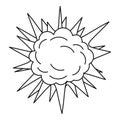 Spica icon, outline style