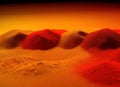 Spice abstraction, illustration.