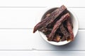 Spice beef jerky Royalty Free Stock Photo