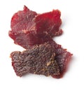 Spice beef jerky Royalty Free Stock Photo