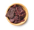 Spice beef jerky Royalty Free Stock Photo