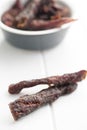 Spice beef jerky Royalty Free Stock Photo