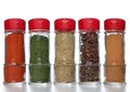 Spice bottles Royalty Free Stock Photo