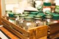 Spice Bottles in a Kitchen Royalty Free Stock Photo