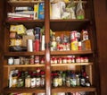 Spice cabinet in a Victorian house