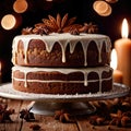 Spice Cake , traditional popular sweet dessert cake