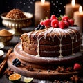 Spice Cake , traditional popular sweet dessert cake