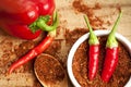 Spice cayenne pepper Royalty Free Stock Photo