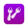 Spice cloves icon digital purple