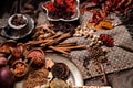 Spice dry Herb Seasoning aroma food Royalty Free Stock Photo