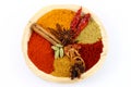 Spice and flavor food ingredients Royalty Free Stock Photo
