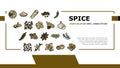 spice food herb leaf landing header vector Royalty Free Stock Photo