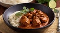 Spice Harmony: Chicken Curry with Fluffy Boiled Rice\