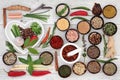 Spice and Herb Collection Royalty Free Stock Photo