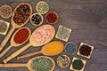 Spice and Herb Selection for Cooking Royalty Free Stock Photo