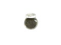 Spice jar on white background, thyme jar isolated