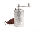 Spice mill and pepper Royalty Free Stock Photo