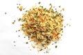 Spice mix on a white background. isolated