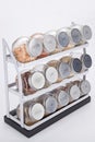 Spice rack Royalty Free Stock Photo