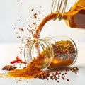 Spice Spill Royalty Free Stock Photo