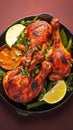 The spice of Tandoori Chicken, a culinary delight.