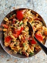 Spiced bhel . Indian Spicy Bhel