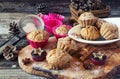 Spiced Carrot muffins and pine cones